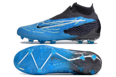 Nike Phantom GX DF Elite FG Firm Ground Soccer Cleats - Blue/White/Black