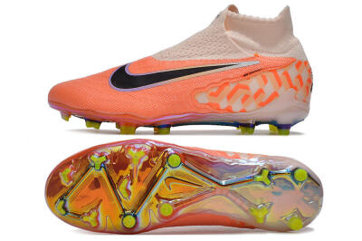 Nike Phantom GX DF Elite FG Firm Ground Soccer Cleats - Orange/Black/Purple
