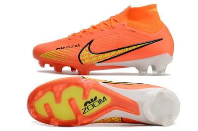 Nike Air Zoom Mercurial Superfly 9 Elite FG Firm Ground Soccer Cleats - Orange/Yellow