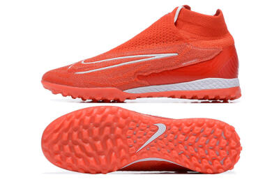 Nike Phantom GX Elite DF TF Artificial Turf Soccer Shoes - Red/White