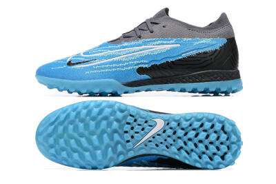 Nike Phantom GX Elite TF Artificial Turf Soccer Shoes - Blue/White/Black