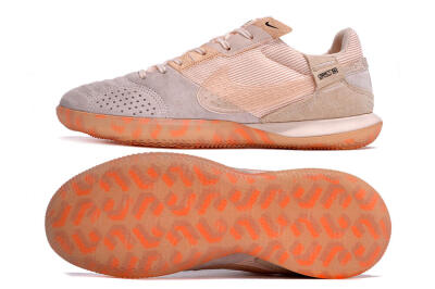Nike Street Gato IC Indoor & Futsal Soccer Shoes - Pink/Grey