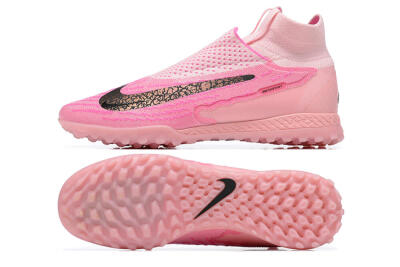 Nike Phantom GX Elite DF TF Artificial Turf Soccer Shoes - Pink/White