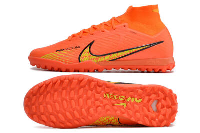 Nike Air Zoom Mercurial Superfly 9 Elite TF Artificial Turf Soccer Shoes - Red/Yellow