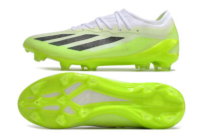 Adidas X Crazyfast.1 Messi FG Firm Ground Soccer Cleats - Green/Black/White