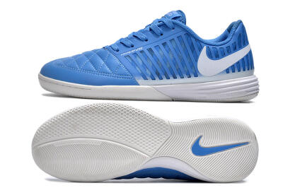 Nike Lunar Gato 2 IC Indoor & Futsal Soccer Shoes - Blue/White