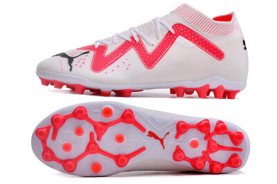 Puma Future Ultimate MG Multi Ground Soccer Cleats - White/Red/Black