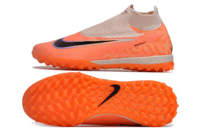 Nike Phantom GX Elite DF Link TF Artificial Turf Soccer Shoes - Orange/Pink/Black/Purple