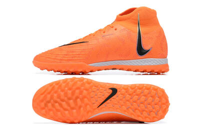 Nike Phantom GX DF Elite TF Artificial Turf Soccer Shoes - Orange/Silver/Black