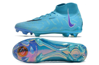 Nike Phantom Luna Elite FG Firm Ground Soccer Cleats - Blue/Purple/White