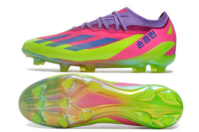 Adidas X Speedportal .1 2022 World Cup Boots FG Firm Ground Soccer Cleats - Pink/Purple/Blue/Green