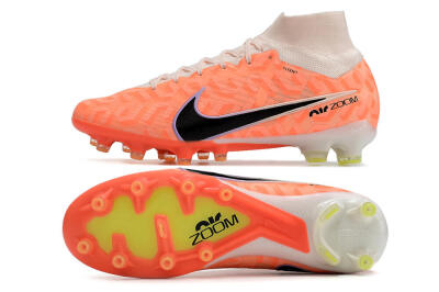 Nike Air Zoom Mercurial Superfly 9 Elite AG Artificial Grass Soccer Cleats - Orange/Pink/Purple/Black