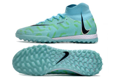 Nike Phantom Luna Elite NU TF Artificial Turf Soccer Shoes - Blue/Green/Black