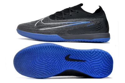 Nike Phantom GX Elite IC Indoor & Futsal Soccer Shoes - Grey/Black/Blue