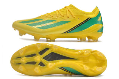 Adidas X Crazyfast.1 FG Firm Ground Soccer Cleats - Yellow/Green/Black