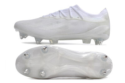 Adidas X Crazyfast.1 SG Soft Ground Soccer Cleats - Whtie/White