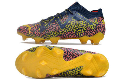 Puma Future Ultimate Limited Edition FG Firm Ground Soccer Cleats - Blue/Yellow/Red