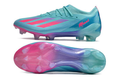Adidas X Crazyfast.1 Messi.1 FG Firm Ground Soccer Cleats - Blue/Pink/Purple