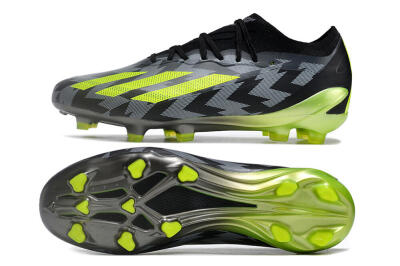 Adidas X Crazyfast.1 FG Firm Ground Soccer Cleats - Black/White/Yellow