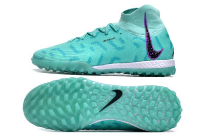 Nike Phantom Luna Elite NU TF Artificial Turf Soccer Shoes - Green/Yellow/Purple/Black