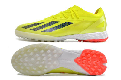 Adidas X Crazyfast.1 TF Artificial Turf Soccer Shoes - Yellow/Black/White