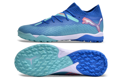 Puma Future Ultimate TF Artificial Turf Soccer Shoes - Blue/Jade/Red