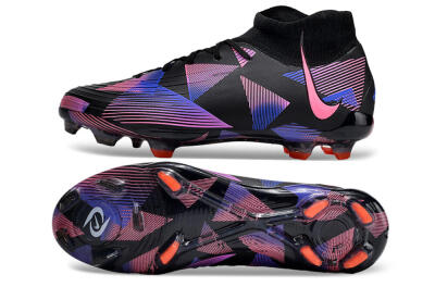 Nike Phantom Luna Elite FG Firm Ground Soccer Cleats - Black/Pink/Blue/Orange