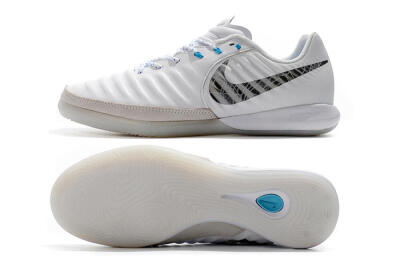 Nike TiempoX Finale IC Indoor & Futsal Soccer Shoes - White/Grey/Black