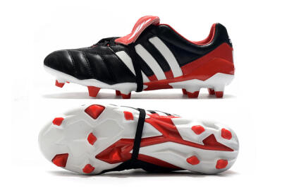 Adidas Predator Mania FG Firm Ground Soccer Cleats - Black/White/Red