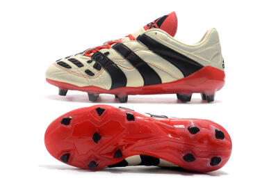 Adidas Predator Accelerator Electricity FG Firm Ground Soccer Cleats - White/Black/Red