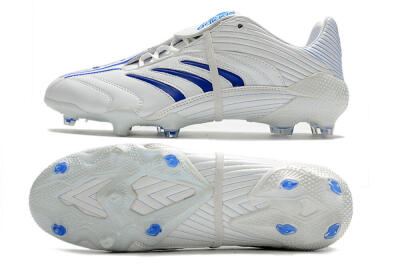 Adidas Predator Absolute 20 FG Firm Ground Soccer Cleats - White/Blue