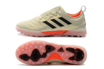 Adidas Copa Tango 20.1 TF Artificial Turf Soccer Shoes - Beige/Black/Red