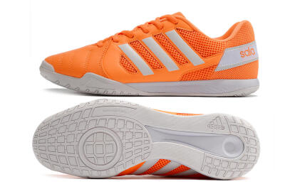 Adidas Top Sala IC Indoor & Futsal Soccer Shoes - Orange/White