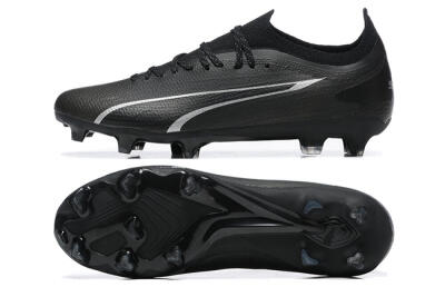 Puma Ultra Ultimate FG Firm Ground Soccer Cleats - Black/Silver
