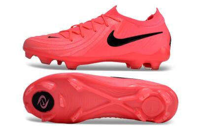 Nike Phantom Luna 2 Elite LV8 FG Firm Ground Soccer Cleats - Red/Black/Pink