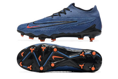 Nike Phantom GX Elite FG Firm Ground Soccer Cleats - Blue/Orange/Black