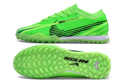 Nike Air Zoom Mercurial Vapor 15 Elite TF Artificial Turf Soccer Shoes - Green/Black/Whtie