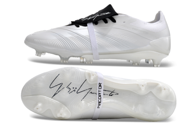 Adidas Predator Elite Foldover Tongue FG Firm Ground Soccer Cleats - White/Black