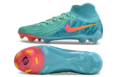 Nike Phantom Luna 2 Elite Vortex LV8 FG Firm Ground Soccer Cleats - Green/Orange/Black