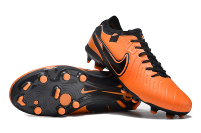 Nike Tiempo Legend 10 Elite FG Firm Ground Soccer Cleats - Orange/Black