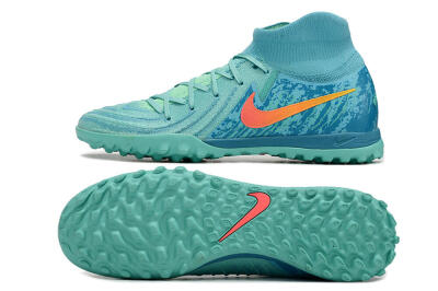 Nike Phantom Luna Elite TF Artificial Turf Soccer Shoes - Jade/Orange/Yellow