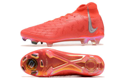 Nike Phantom Luna Elite UN FG Firm Ground Soccer Cleats - Red/Silver/Gold