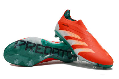 Adidas Predator Accuracy+ FG Firm Ground Soccer Cleats - Red/White/Green