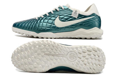 Nike Tiempo Legend 10 Pro TF Artificial Turf Soccer Shoes - Jade/White