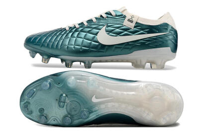 Nike Tiempo Legend 10 Elite FG Firm Ground Soccer Cleats - Jade/White