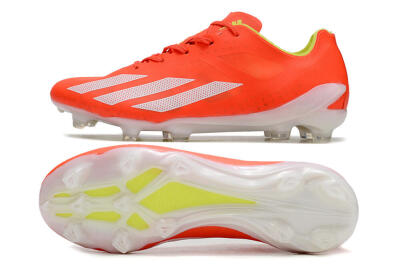 Adidas X Crazyfast.1 FG Firm Ground Soccer Cleats - Red/White/Yellow