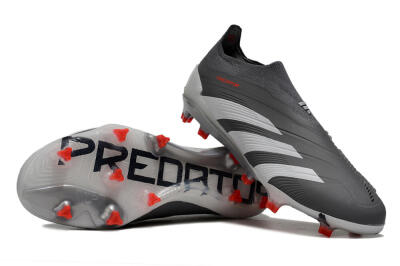 Adidas Predator Accuracy+ FG Firm Ground Soccer Cleats - Brown/Silver/Red