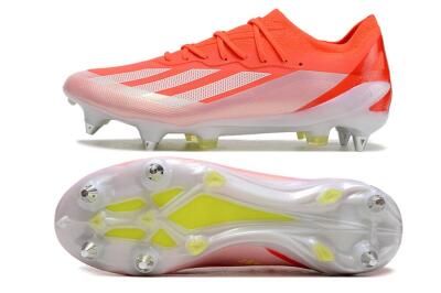 Adidas X Crazyfast.1 SG Soft Ground Soccer Cleats - Red/White/Yellow