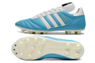 Adidas Copa Mundial FG Firm Ground Soccer Cleats - Blue/White/Gold