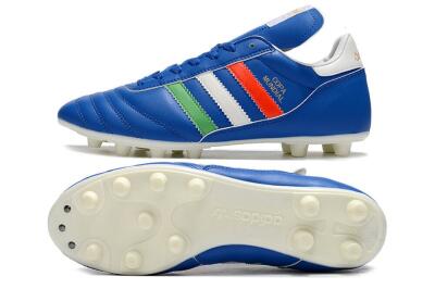 Adidas Copa Mundial FG Firm Ground Soccer Cleats - Blue/Green/White/Red